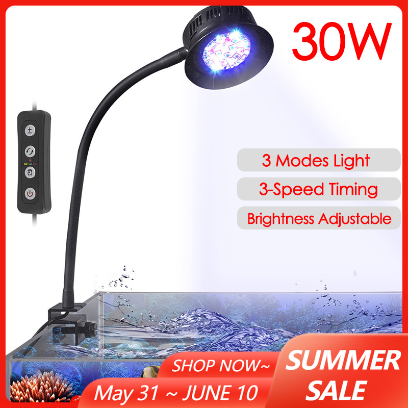 Aquarium Plant Light - 30W Aquarium Fish Tank Sea Water