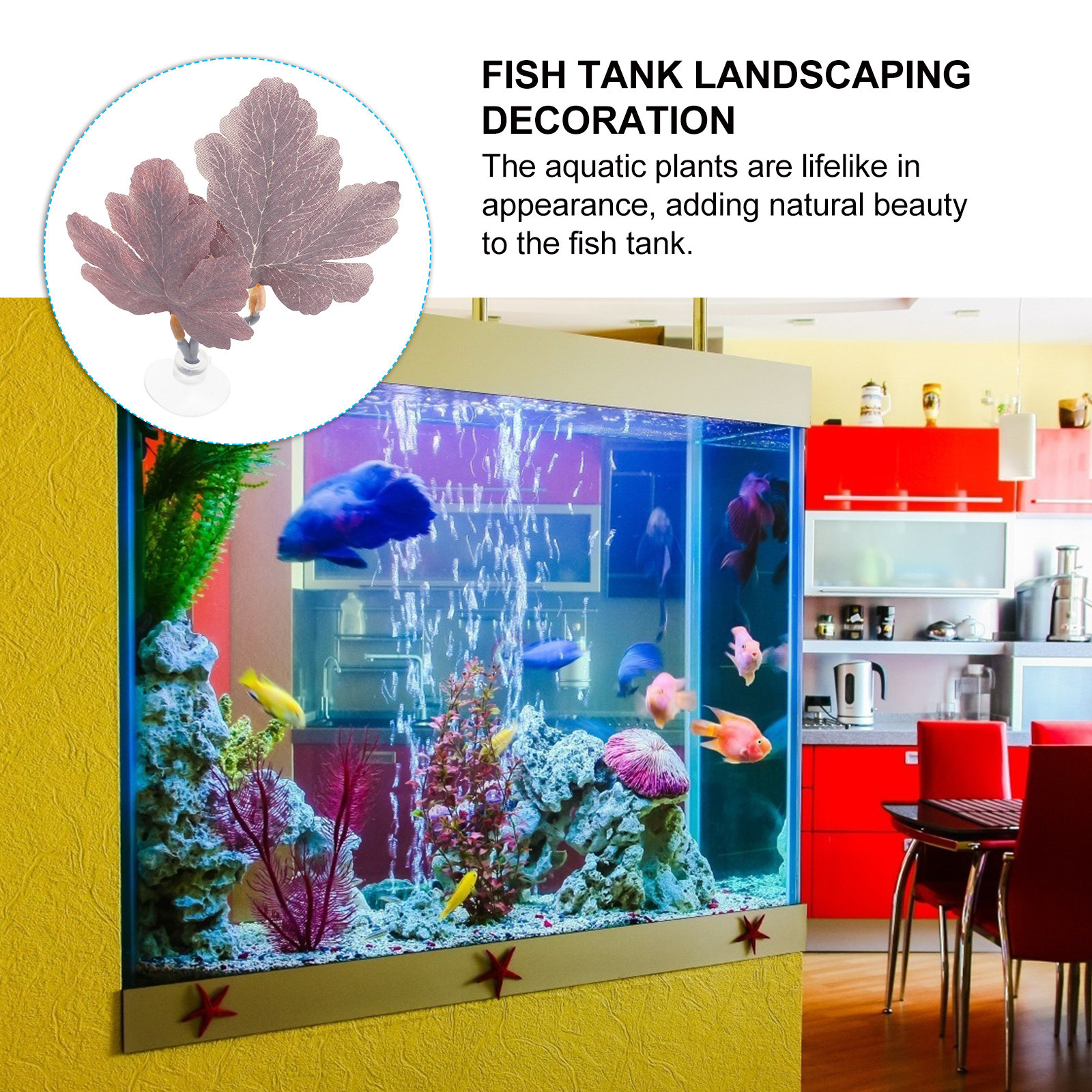 Planted Aquarium For Betta - Realistic Betta Hammock Leaf Bed Artificial