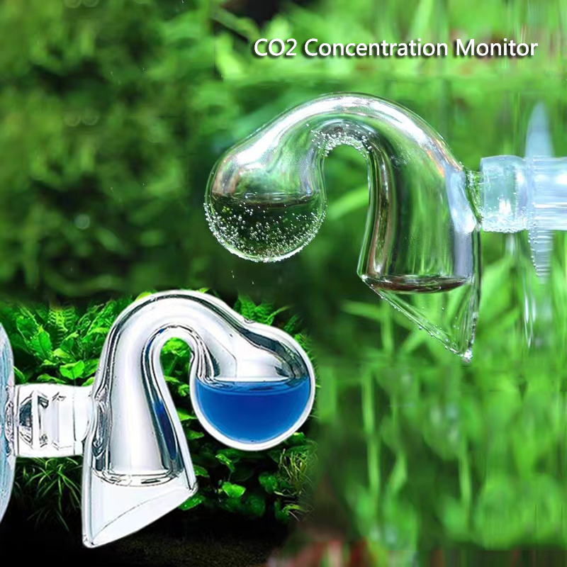Glass Aquarium CO2 Indicator F - đánh giá và giá Planted Aquarium Co2 System