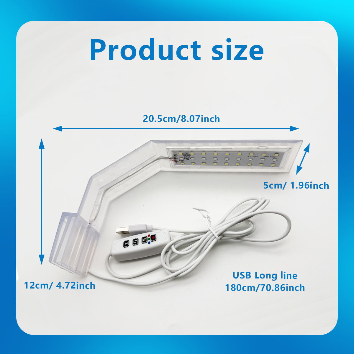 Super Slim LED Aquarium Light  - đánh giá và giá Aquarium Plant Light