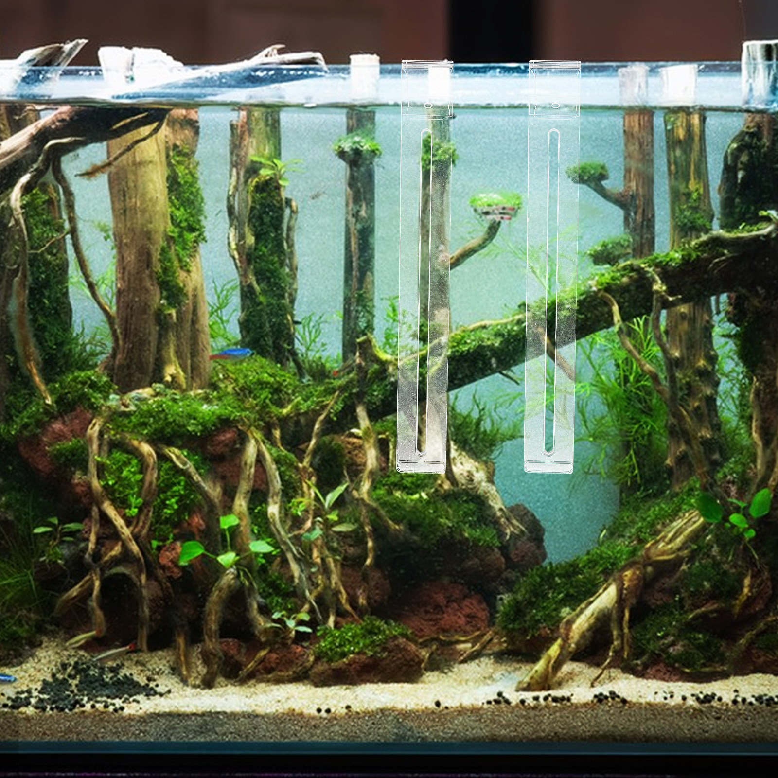 2Pcs Lightweight Sturdy Plasti - đánh giá và giá Aquarium Planted Tank Setup