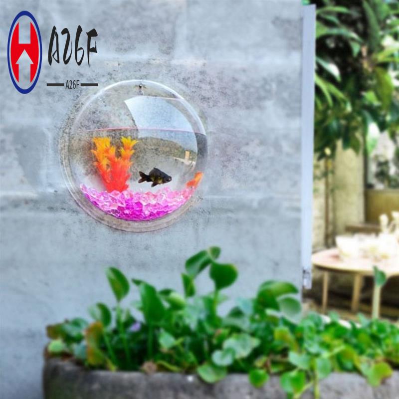 A26F-Transparent Plant Pot Wal - đánh giá và giá Aquarium Planted Wall