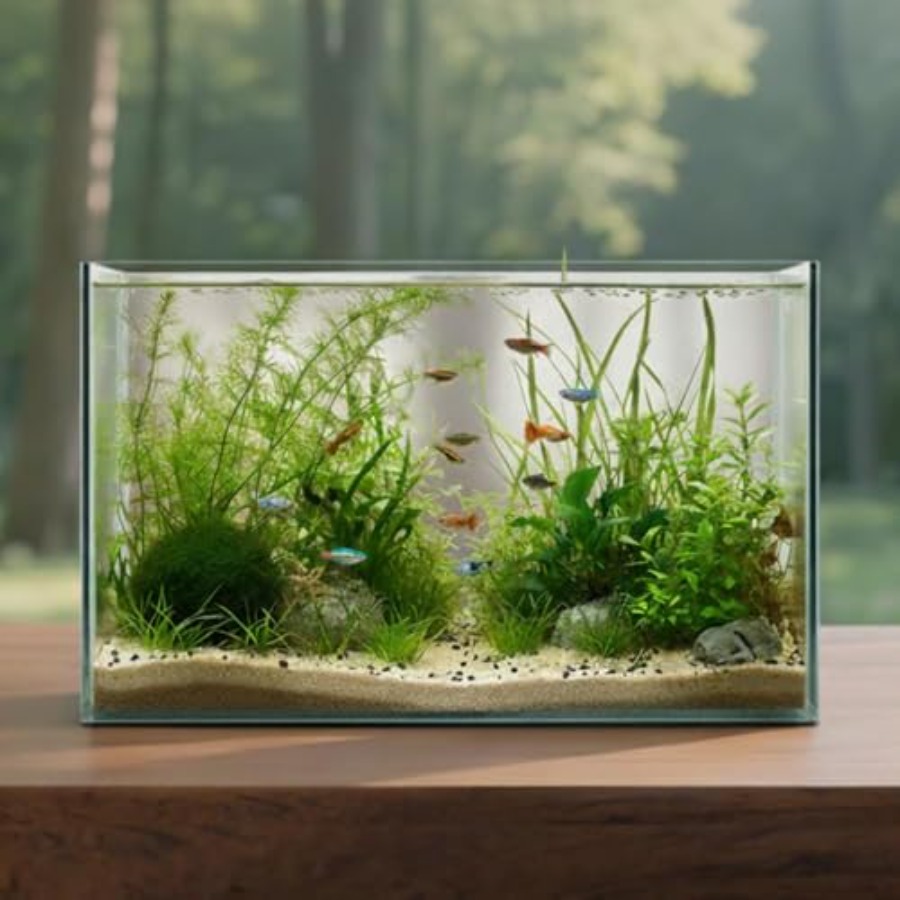 Glass Fish Tank Open-Back Lid  - đánh giá và giá Planted Aquarium For Betta