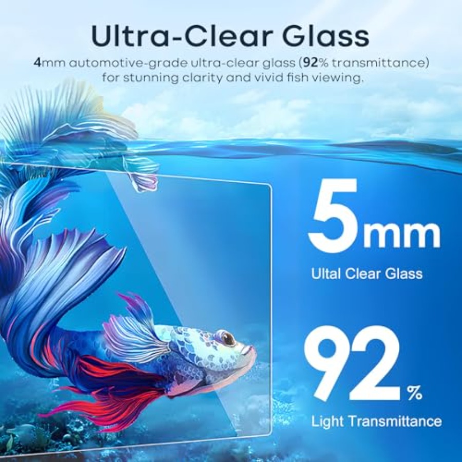 Glass Fish Tank Open-Back Lid  - đánh giá và giá Planted Aquarium For Betta