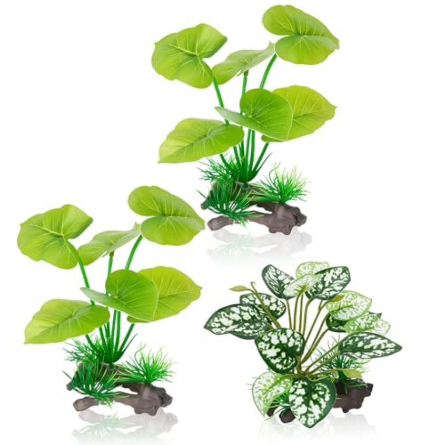 3-Pack Articial Aquarium Plant - đánh giá và giá Planted Aquarium For Betta