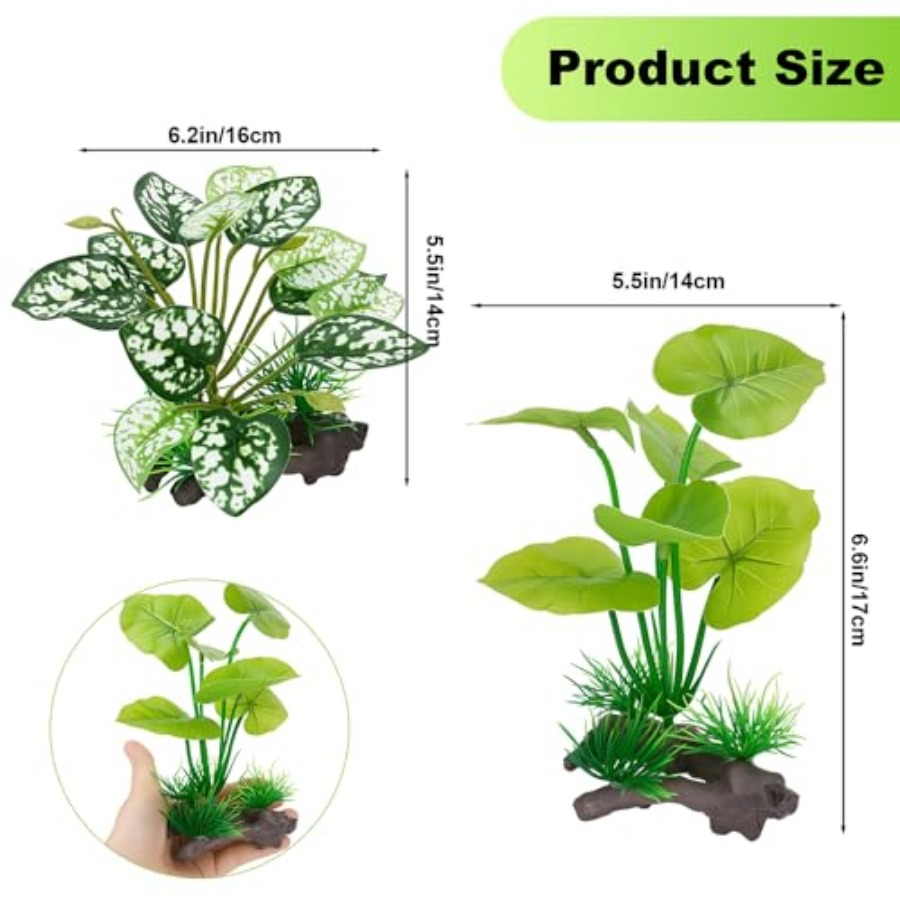 3-Pack Articial Aquarium Plant - đánh giá và giá Planted Aquarium For Betta