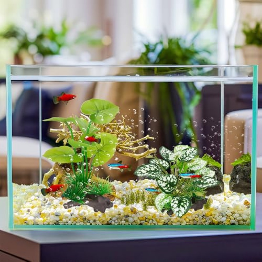 3-Pack Articial Aquarium Plant - đánh giá và giá Planted Aquarium For Betta