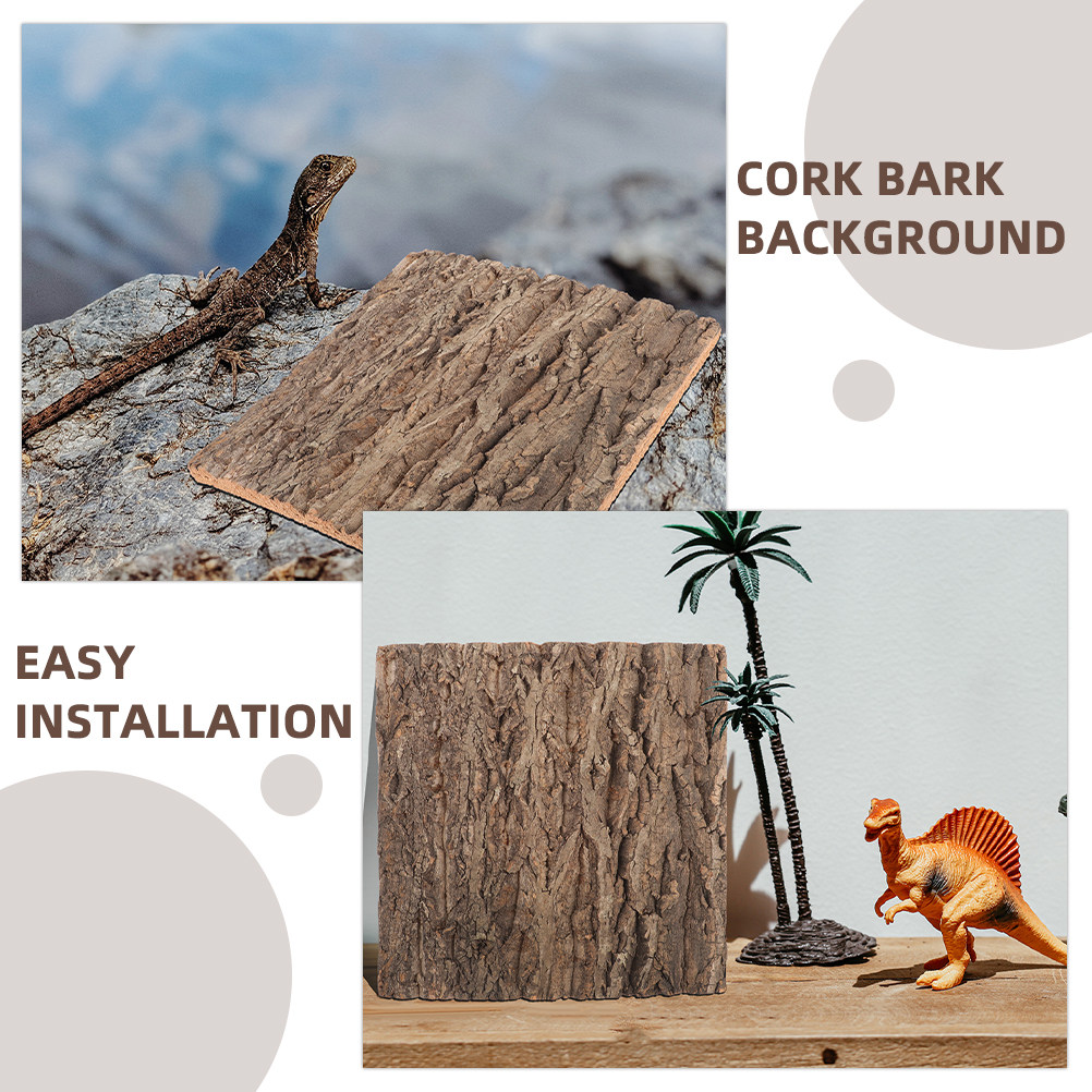 2Pcs Natural Cork Bark Backgro - đánh giá và giá Aquarium Planted Wall