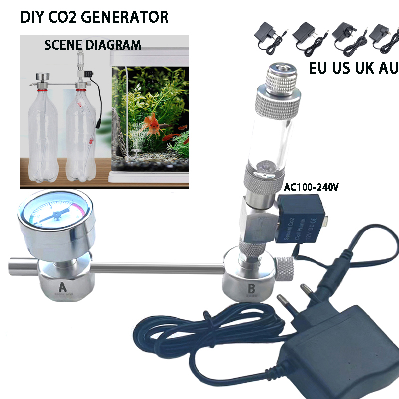 Aquarium DIY CO2 generator sys - đánh giá và giá Planted Aquarium Co2 System