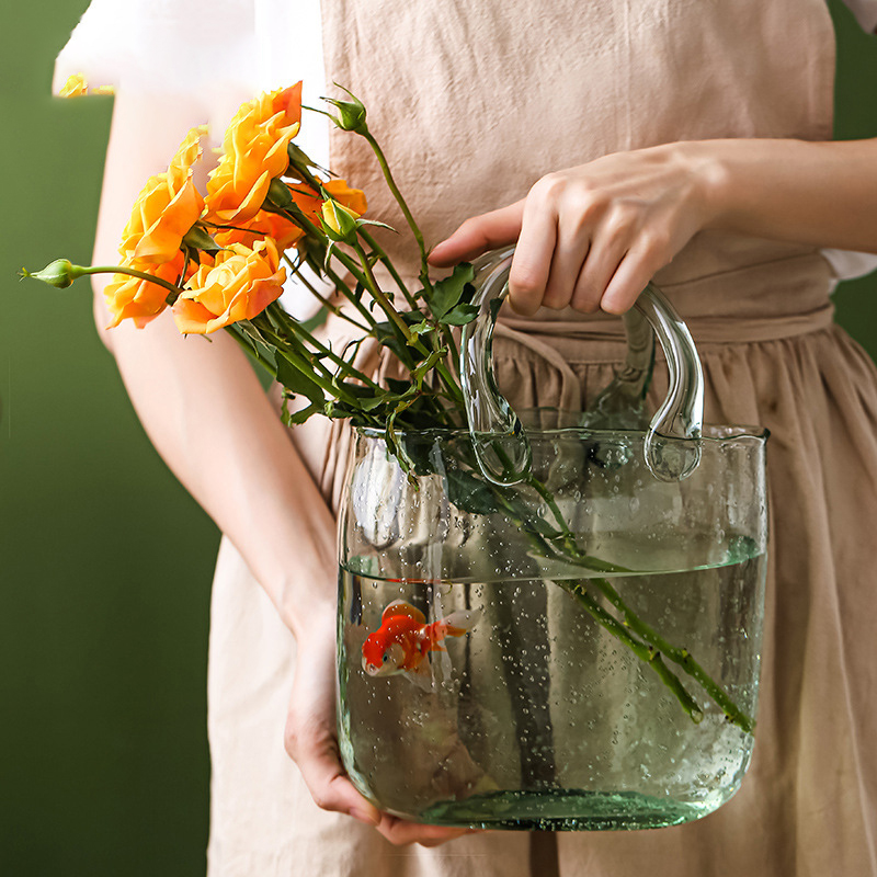 Nordic Tabletop Glass Flower V - đánh giá và giá Planted Aquarium Jar