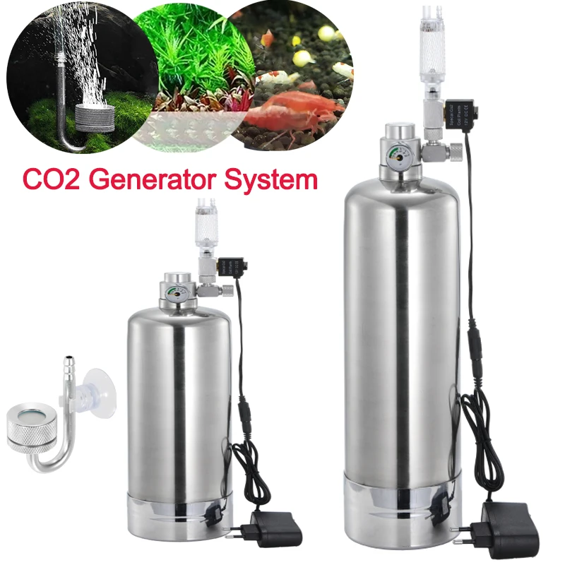 Aquarium CO2 Generator 2L DIY  - đánh giá và giá Planted Aquarium Co2 System