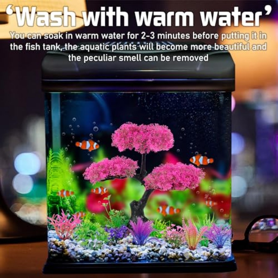 Aquarium Artificial Plastic Pl - đánh giá và giá Planted Aquarium For Betta