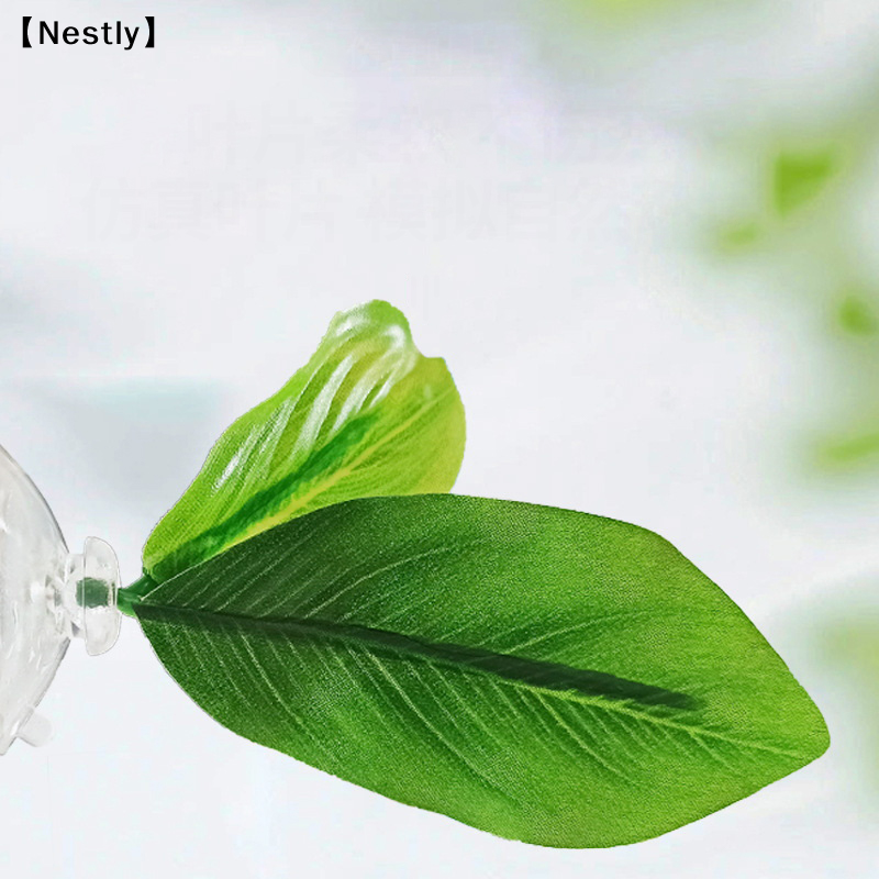 1Pc Green Leaf Hammock For Bet - đánh giá và giá Planted Aquarium For Betta