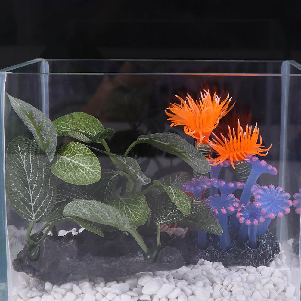 Silk Plastic Green for Fish Ta - đánh giá và giá Planted Aquarium Jar