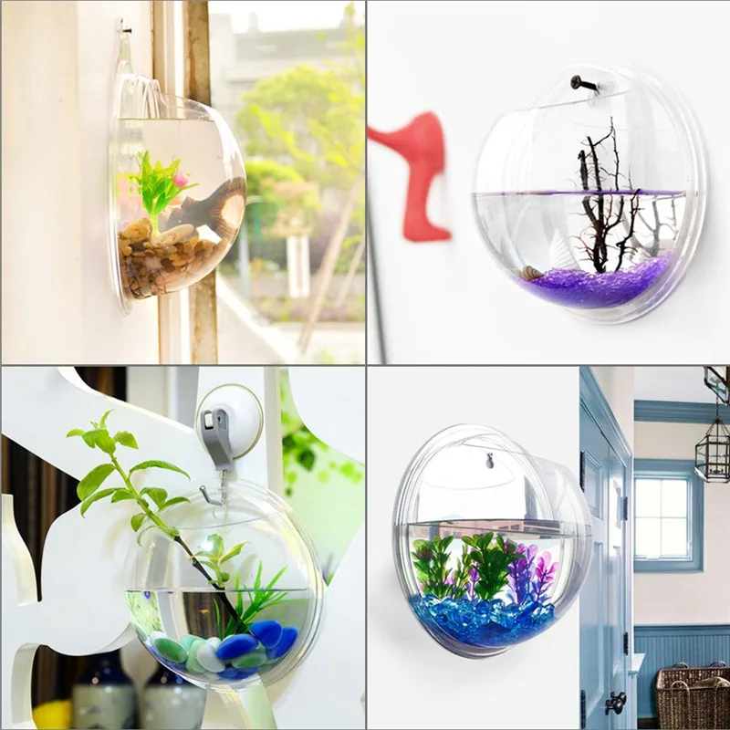Transparent acrylic hanging wa - đánh giá và giá Aquarium Planted Wall